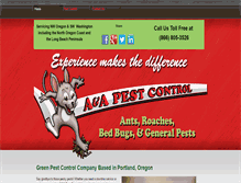 Tablet Screenshot of aapestcontrol.com